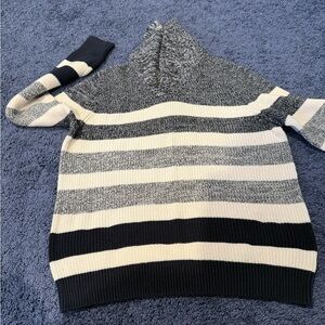 Express Pullover black&white and blue size M 100% cotton